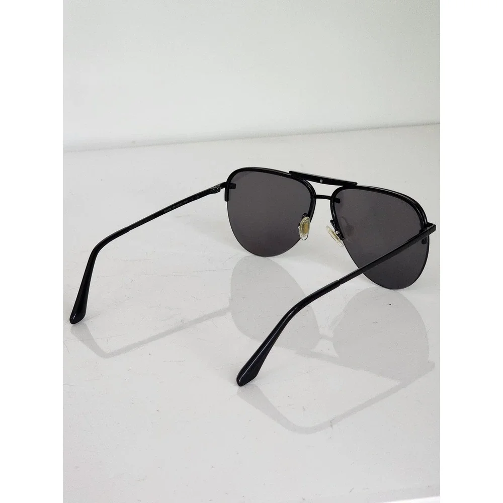 DIFF Tahoe BK-GR181 Black Metal Aviator Sunglasses‎ Black Lens Mens Eyewear
